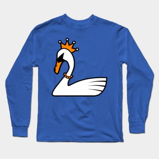 Royal Swan Long Sleeve T-Shirt